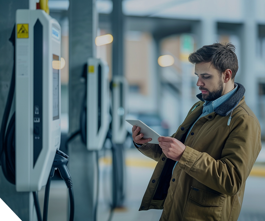 Smart EV charging ecosystems supported by reliable power modules.